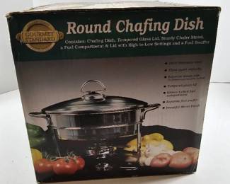 3 Quart Stainless Steele Round Chafing Dish