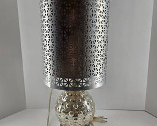 Metal Tin Shaded Desk Lamp