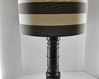 Stripped Shaded Desk Lamp