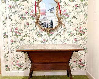 ANTIQUE DOUGH BOX TABLE
