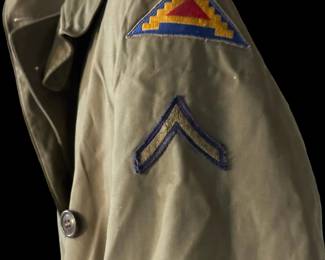 WWII U.S. Trench Coat (7th Army Patch)
