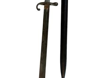 WWI Weyersberg Kirschbaum & Co Soligen MAUSER RIFLE Bayonet and Scabbard Model 1891