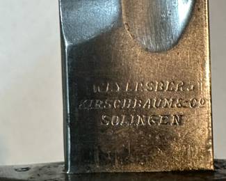 WWI Weyersberg Kirschbaum & Co Soligen MAUSER RIFLE Bayonet and Scabbard Model 1891