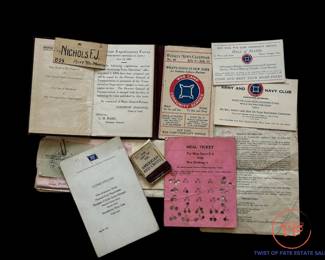 WWI Ephemera
