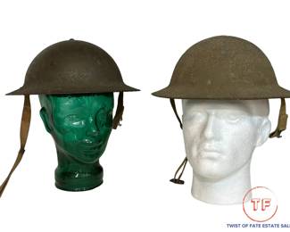 WWI Brodie Helmets