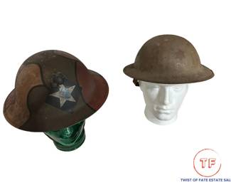 WWI Helmets (3rd Battalion 5th Marines & 6th Infantry Division)