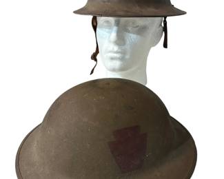 WWI Helmet 28th Infantry Division "Keystone"