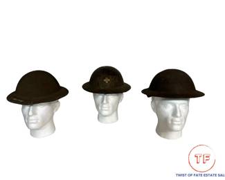 WWI Brodie Helmet with Decals