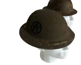 WWI Brodie Helmet with Decals