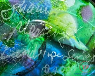 Art Glass Landscape Series Vase by SHAWN MESSENGER