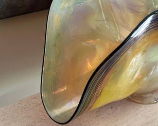 Art Glass Irish Gold Taco Sculpture by JOHN MCDONALD