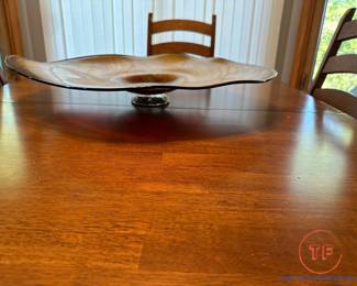 Art Glass Irish Gold Platter Sculpture by JOHN MCDONALD