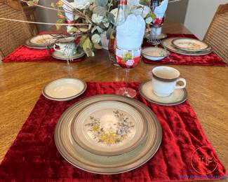 Vintage Wallace Heritage Painted Desert Stoneware