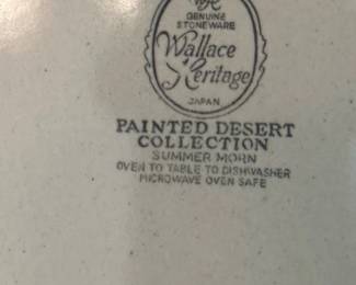 Vintage Wallace Heritage Painted Desert Stoneware