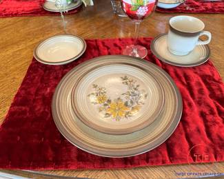 Vintage Wallace Heritage Painted Desert Stoneware