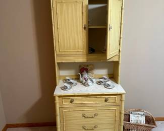 Thomasville Allegro Faux Bamboo Bedroom Set