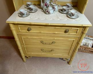 Thomasville Allegro Faux Bamboo Bedroom Set