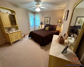 Thomasville Allegro Faux Bamboo Bedroom Set