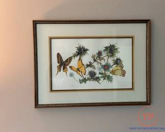 Signed and Numbered Lithograph "On The Wing" by M COLE