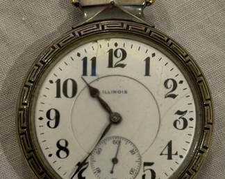 1915 Illinois A. LINCOLN Model 9 (16s 21j) Pocket Watch
