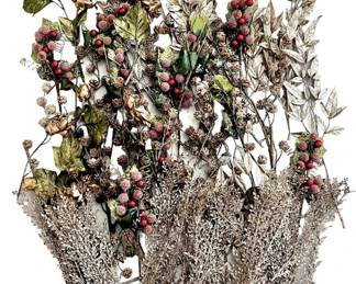 Gold Silver Glitter Christmas Picks