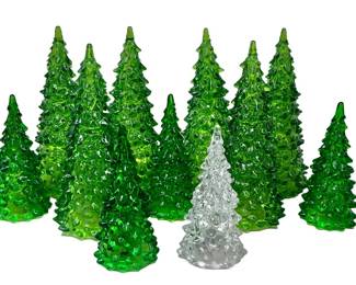 Gorgeous Lighted Acrylic Crystal Trees