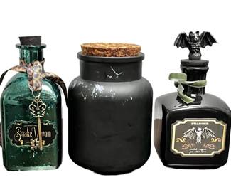Halloween Bottles Candle