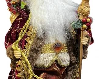 Stunning Ornate Santa Figurine