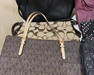 Michael Kors and Coach bags