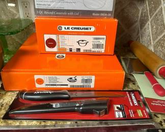 collection of Le Creuset Marmite cookware new in the boxes, more photos coming soon