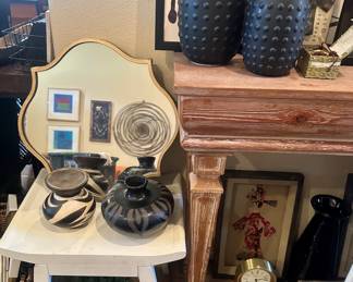 signed Santa Clara pottery