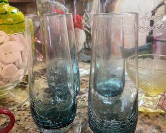 Pretty glassware and barware