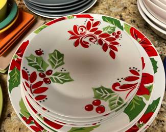 Christmas plates