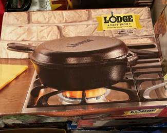 Lodge cookware new in the boxes