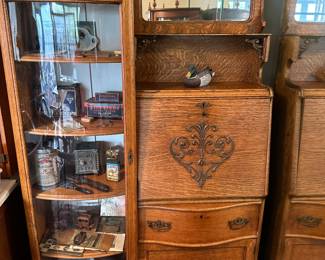 Hoosier display cabinet Vintage display case