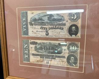 Confederate money