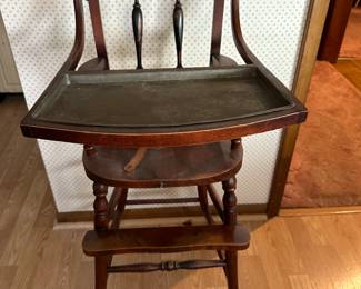 Antique high chair