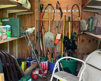 SHED FULL OF TOOLS