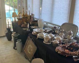 PLANTERS AND SILVER PLATE