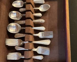 ANOTHER STERLING FLATWARE SET