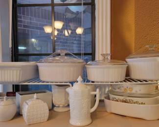 Corning Ware French White Collection