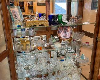 assorted glassware