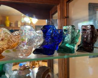 Fenton glass boots