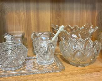 assorted crystal and eapg