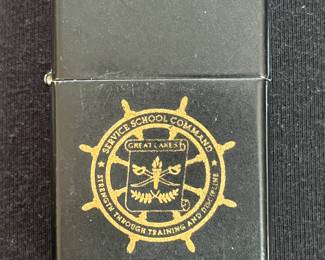 Zippo Navy Service School Command lighter