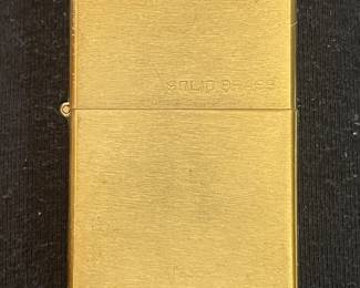 Solid Brass Zippo lighter