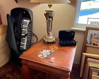 Side table - matching lamps