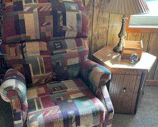 Patchwork style recliner