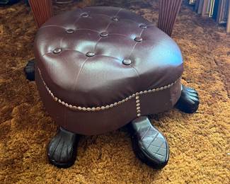 Turtle foot stool