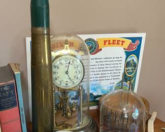 Anniversary clock - small artillery round anti aircraft